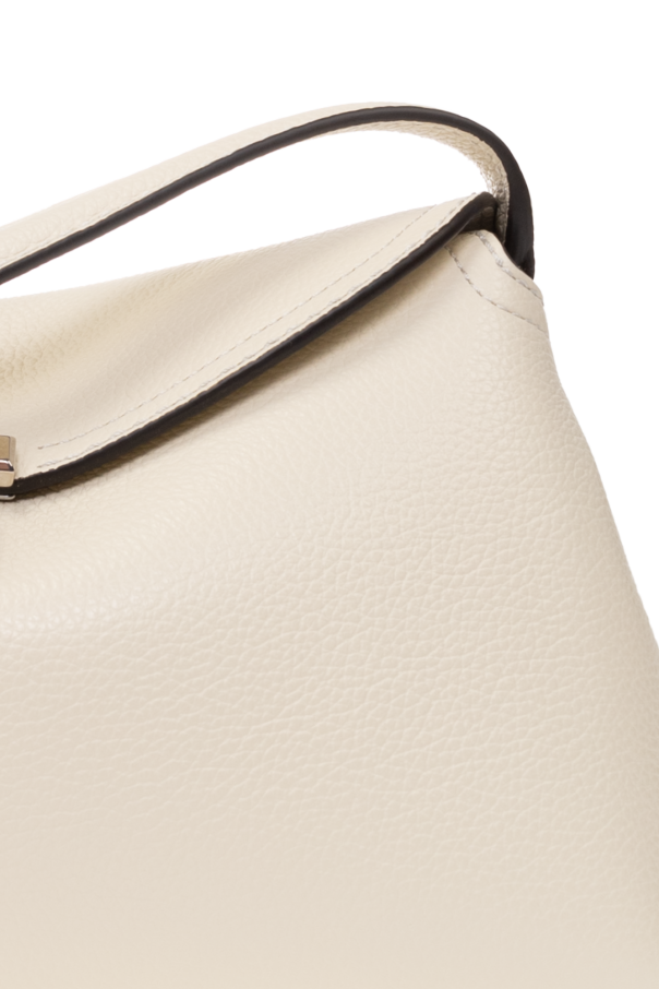 Cream Leather shoulder bag TOTEME Vitkac GB